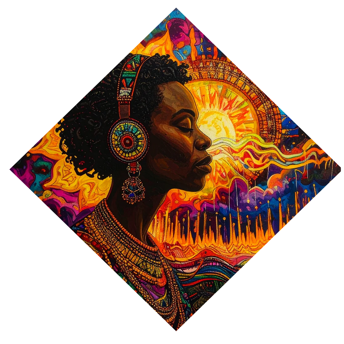 Sunchild — artwork by YAO